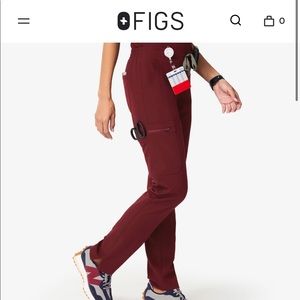 Figs Burgandy set